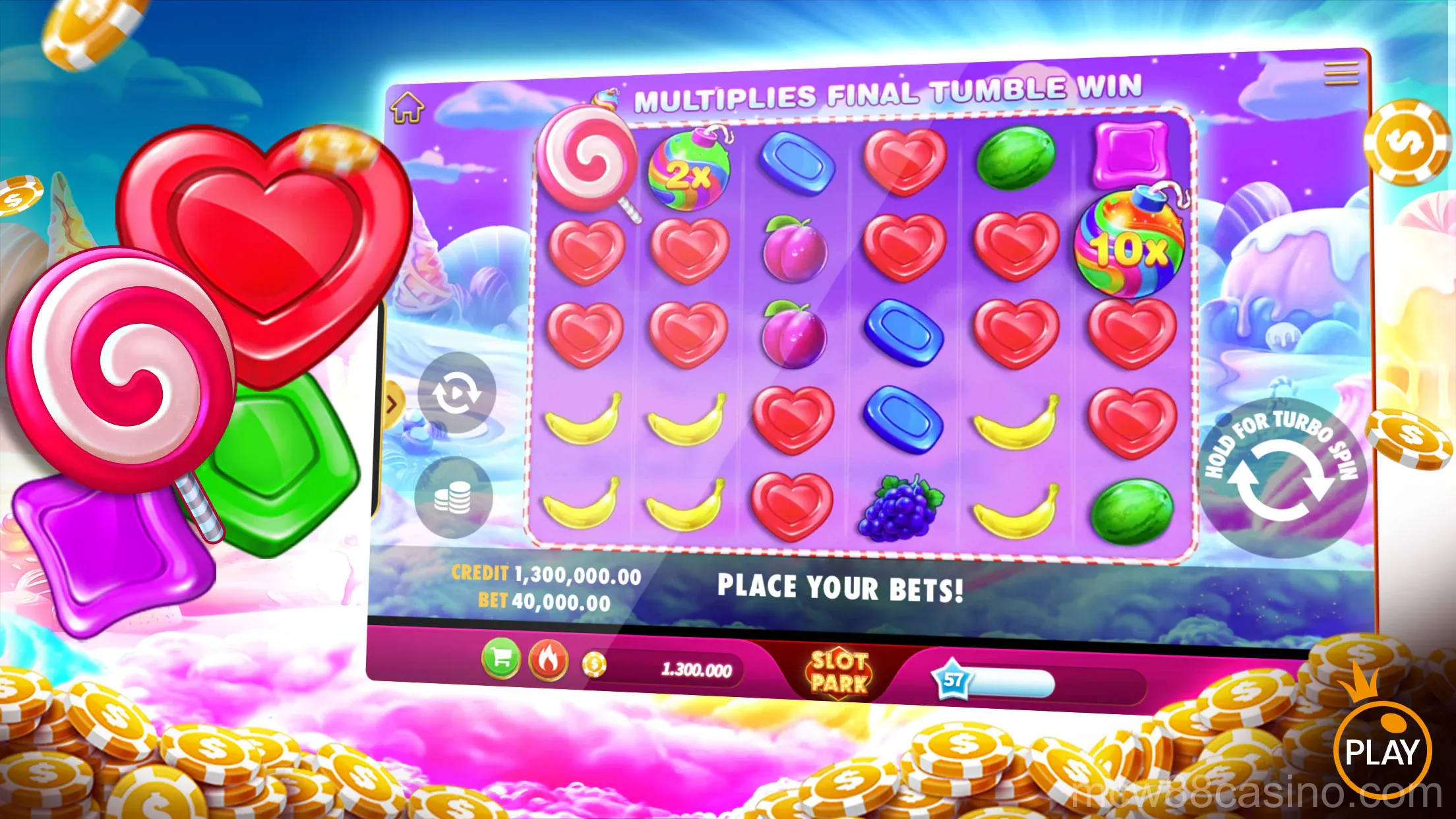 Giao diện chính của ứng dụng mcw88